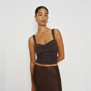 Reformation Trish Knit Top NWT sz M